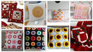cushions Most beautiful 😍 crochet knitted with wool designs with wool #crochet #knitting #cushions
