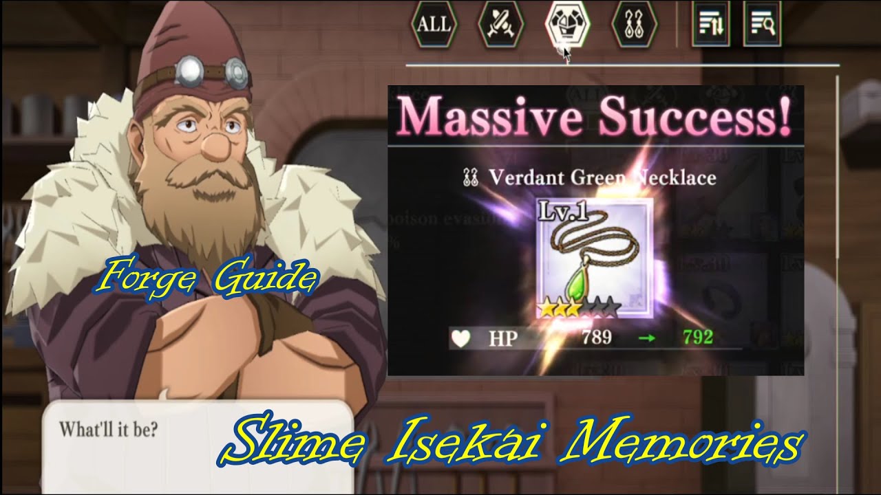 Slime Isekai Memories | Forge Redo Beginner Guide - YouTube