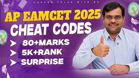 Cheat Codes for Eamcet 2025 | Shortcuts & Cheat Codes in telugu #cheatcodes