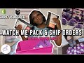 WATCH ME PACKAGE & SHIP ORDERS | creating shipping labels