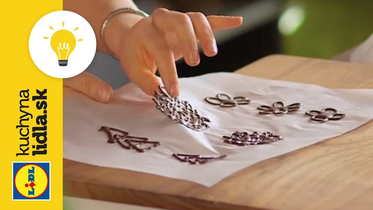 Ako vyrobiť čokoládové ozdoby? 🍫 | Adriana Poláková | Kuchyna Lidla -  YouTube