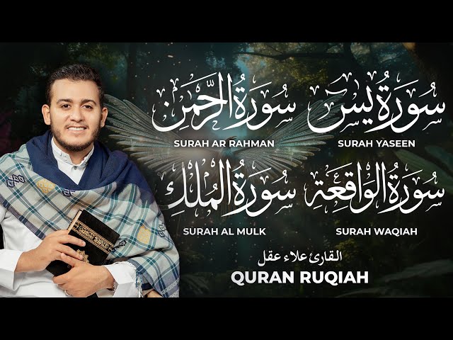 Best Recitation of Surah Yasin, Surah Al Rahman, Surah Waqiah, Surah Al Mulk by Alaa Aqel class=