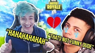 NINJA TROLLS MYTH WITH NEW IMPULSE GRENADES!!!MYTH CRIES!! FUNNY!! Fortnite funny and epic moments