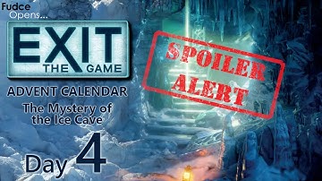 Exit The Advent Calendar: 4th Day (The Mystery of the Ice Cave)