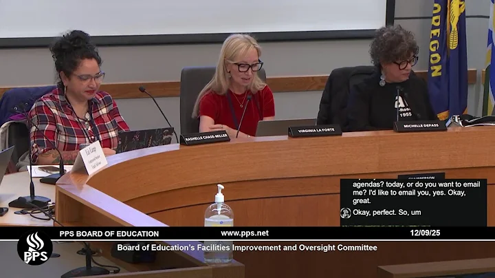 2025-12-9 Board of Education’s Facilities Improvement and Oversight Committee
