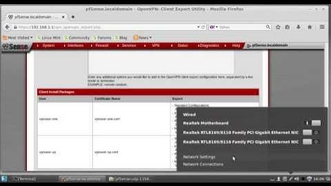 Connecting to pfSense-based OpenVPN Server From Linux Mint 17