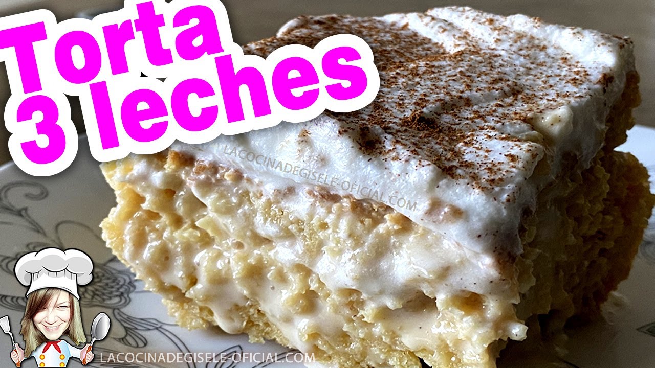 How to make TRES LECHES CAKE ? step by step, easy recipe - YouTube