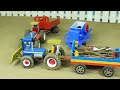Diy tractor making mini automatic seeding machine to planting rice field | Diy tractor