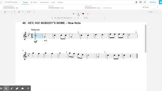 How to find music and record your assignment on SmartMusic: Essential Elements for Band