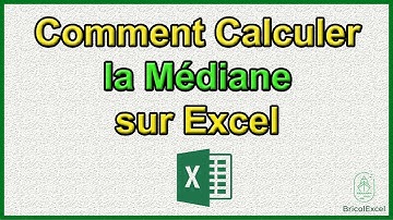 Comment calculer la mediane sur Excel