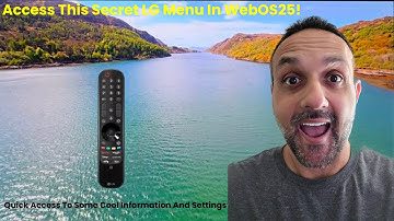 How To Access A Secret Menu On Your LG TV! | Works On WebOS25