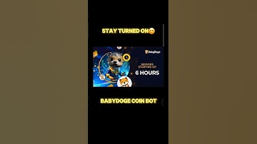 BabyDoge Coin Telegram Bot #babydogecoin #telegram #babydoge #telegrammining