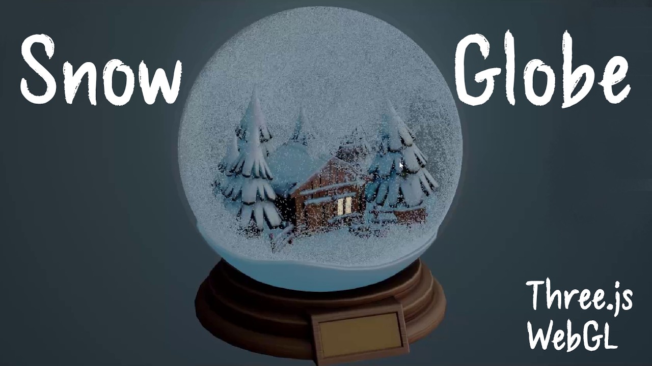 Snow Globe - Threejs-WebGL - GPU Particles with Collision - YouTube
