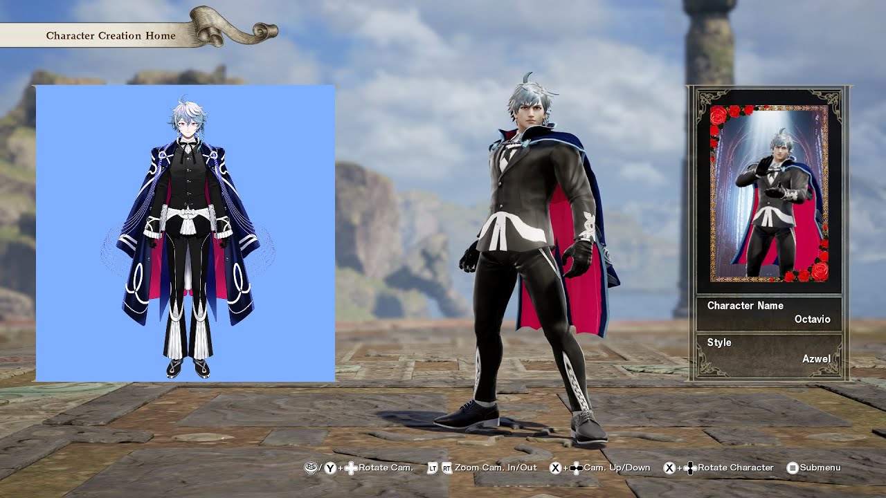 SoulCalibur 6; Octavio (HoloStars) custom character video guide by Zeno XC