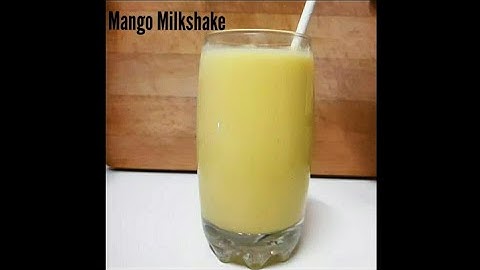 Mango Milkshake Recipe | 4 Ingredients