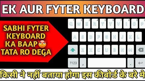 Best fancy typing keyboard 2021 | Best fyter keyboard | Fast typing keyboard | Fb fyt video 2021