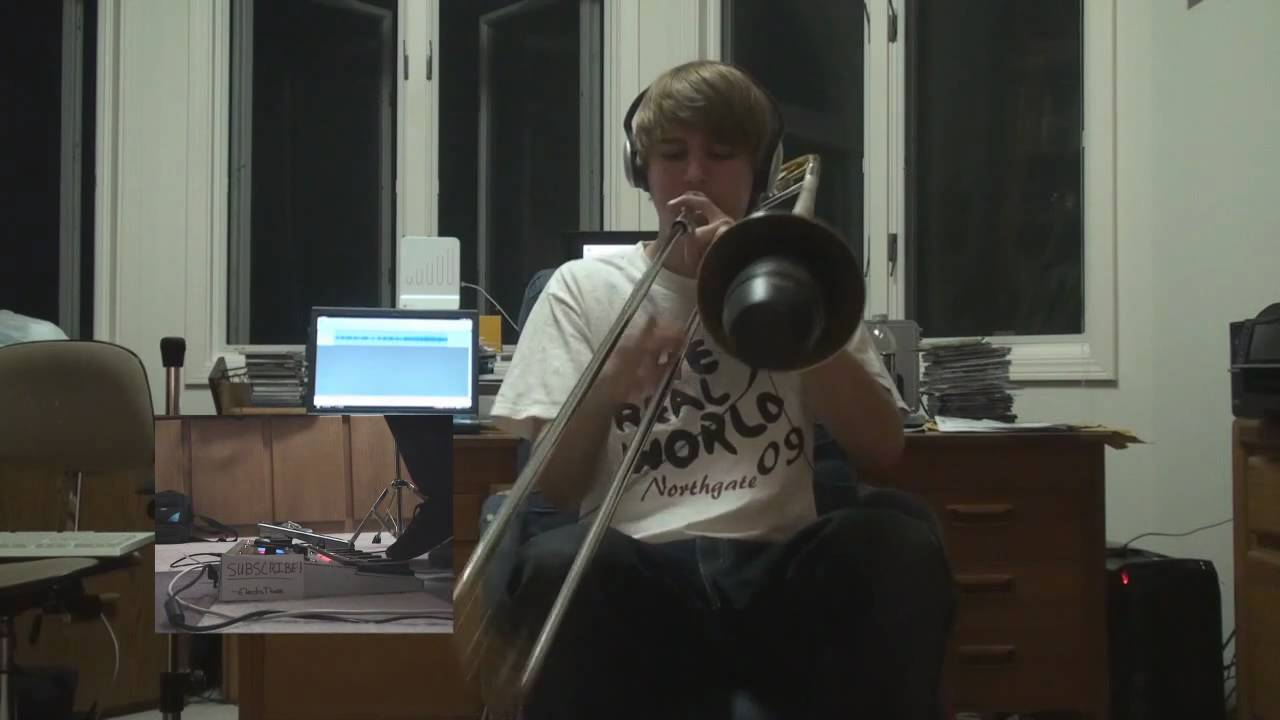 Electric Trombone Funk Improvisation 2 YouTube