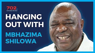 Hanging out with former Gauteng Premier Mbhazima Shilowa