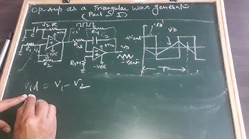 EL 307 Unit 2 Opamp as triangular wave generator part 2 By shivkaran Meghwal Lect EL GPC Pali