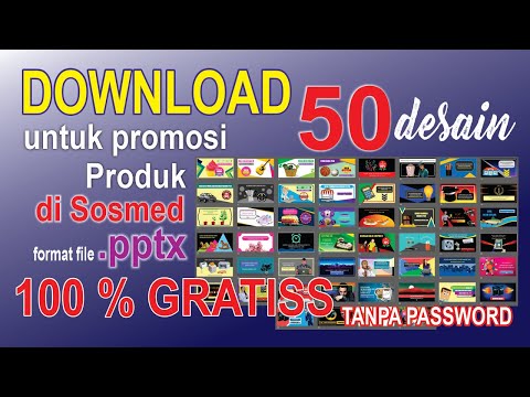 Download 50 Desain PowerPoint untuk Promosi Produk & Jasa di Sosial Media...100% gratisss