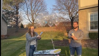 our baby&#39;s gender reveal! | confetti cannon gender reveal 2020