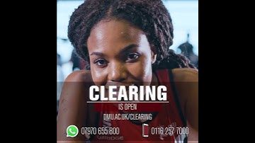 Clearing at DMU is open