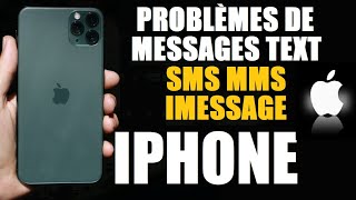 Comment régler le problème de messages (SMS, MMS & iMessage sur un iPhone