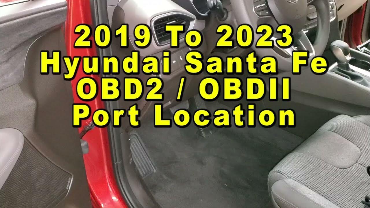 Hyundai Santa Fe Spare Tire Location Under Cargo Area 2019 To 2023 4th