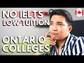 WHAT ARE THE COLLEGES IN ONTARIO WITHOUT IELTS: Canada affordable schools for international students
