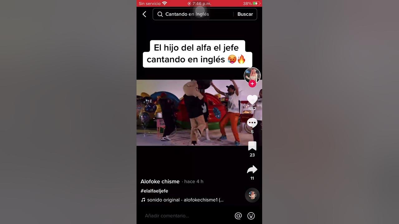 La descendencia del alfa el jefe cantando en inglés YouTube