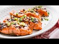Bourbon Glazed Salmon