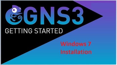 Install Windows 7 QEMU Appliance in GNS3