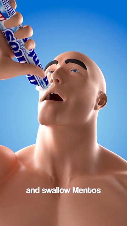If You Swallowed Mentos and Coke?😲