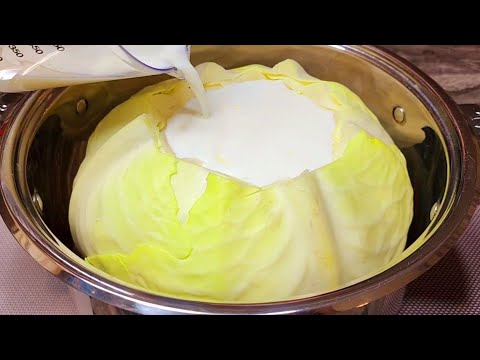Вы когда-нибудь так готовили КАПУСТУ? Удивительно ВКУСНЫЙ И ПРОСТОЙ рецепт ужина! ПАПА МОЖЕТ!