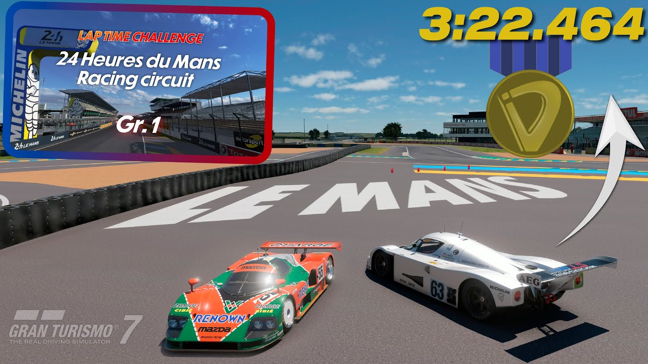 マコトページ Time Trial Le Mans - Sauber Mercedes C9 '89 e Mazda 787b | Gran