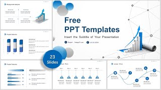 Exquisite ! 🔥🔥Blue Project Report PowerPoint Templates