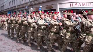Scots Black Watch Homecoming Parade Dundee Scotland April 20th
