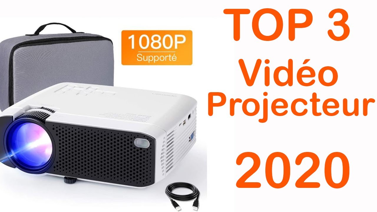 Videoprojecteur WiFi Bluetooth, VISSPL Full HD 1080P Projecteur 4K