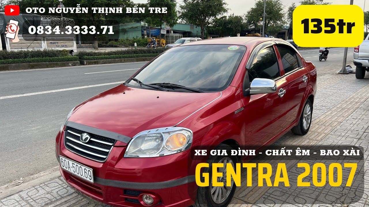 Mua bán xe Daewoo Gentra Tiêu chuẩn MT 2007 Màu Đen Xe cũ  XC00014059