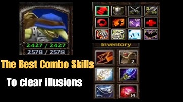 Dota LoD v6.85i - The Best combo skills to clear illusions - KXTB.Leo.KTai