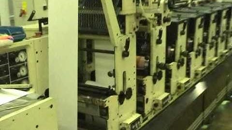Mark Andy 2200, 8 Colour UV Flexo Press