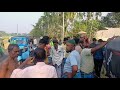 A collision between an eco car and a rickshaw resulted in injuries to the car's driver and passenger