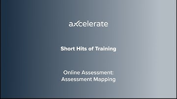 Online Assessment Series Ep.5 - Assessment Mapping