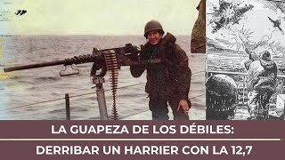 La guapeza de los débiles: derribar un Harrier con la 12,7