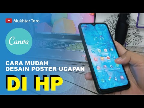 Mudah Desain  Poster  Ucapan Dengan HP YouTube