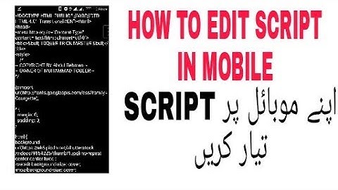 How To Edit Facebook Bot Script On Mobile Latest Method || Toqeer Trick Master