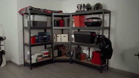 AR SHELVING. How to assemble and build GARAGE STORAGE SHELVING. Genius storage solution.