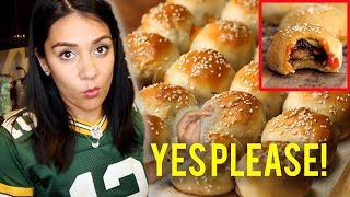 MINI CHEESEBURGER DOUGH BALLS for the SUPER BOWL (or whatever...)  | Tasty Tuesday