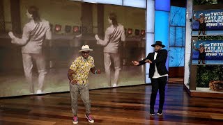 Taye Diggs and tWitch Play 'Can tWitch and Taye Diggs Dance... with What's Behind Them?'