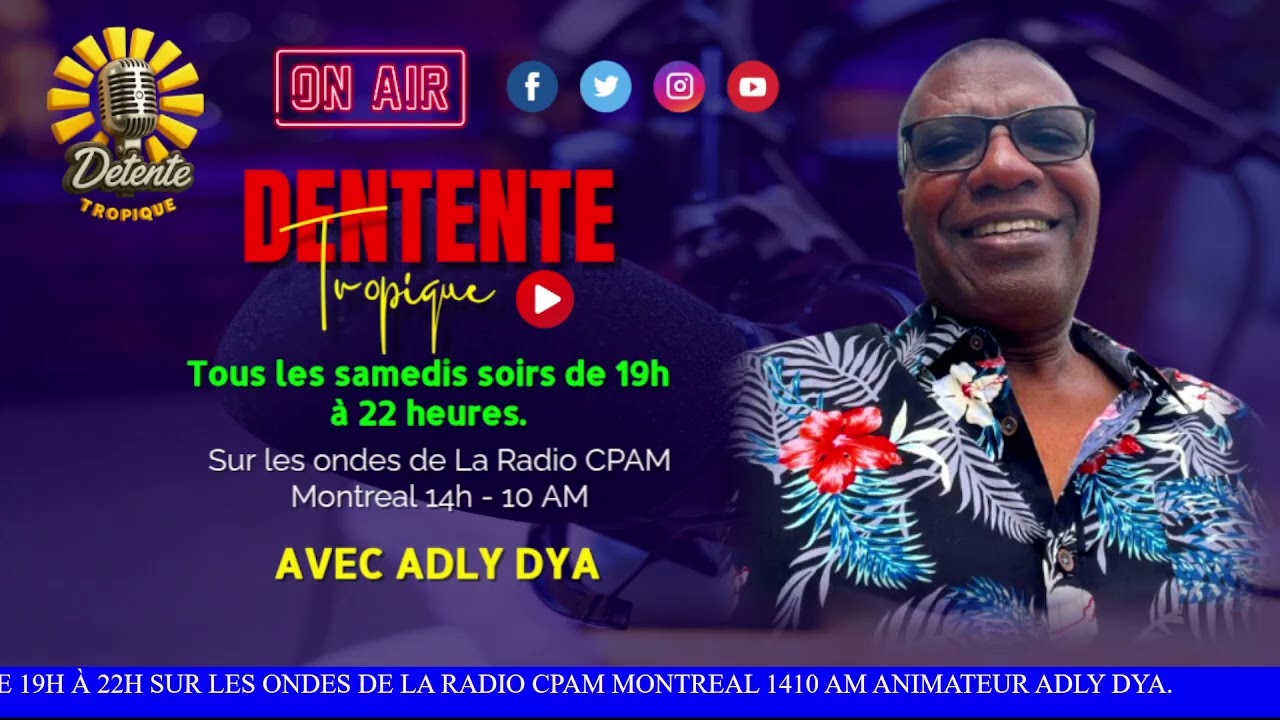 DETENTE TROPIQUE LIVE